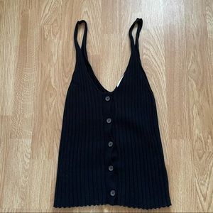 Nordstroms BP Black Sweater Tank